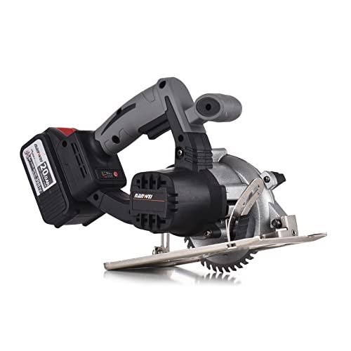 Snsowed 21V sem fio serra circular sem escova 7800RPM 4.0Ah bateria carregador rápido 45 graus de co