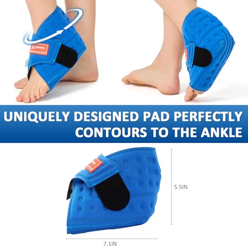 Image of Cold Therapy Machine Pad for Ankle, Ergonomic Reusable Ankle Pad Only