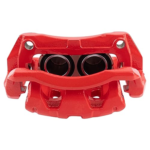 Image of TRQ Performance Front Driver and Passenger Side Brake Caliper Set Caliper Brackets Compatible with 07-12 Acura RDX 07-11 Honda CR-V 12-16 CR-V All Wheel Drive 05-10 Odyssey 10-11 Accord Crosstour