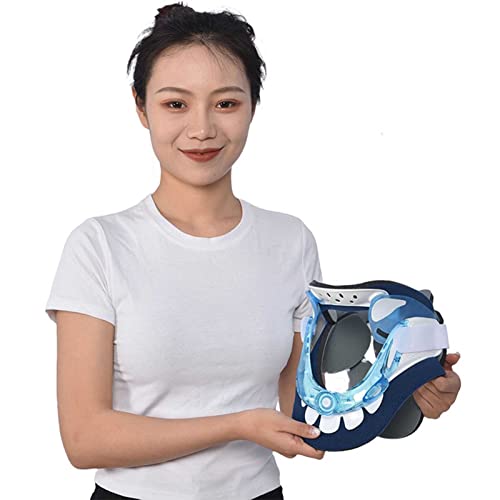 Collare Cervicale, Collare Cervicale Rigido Regolabile In Plastica Che Allevia Il Dolore E La Pressione Sulle Vertebre Della Colonna Vertebrale. Collare Cervicale Immobilizzatore.,White-One Size