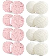 HOMBYS Soft Blue Tie Dye Velvet Loop Yarn, 6 Pack (9.8 yds Each) 41EMNdVP%2BpL. AC SR166,182