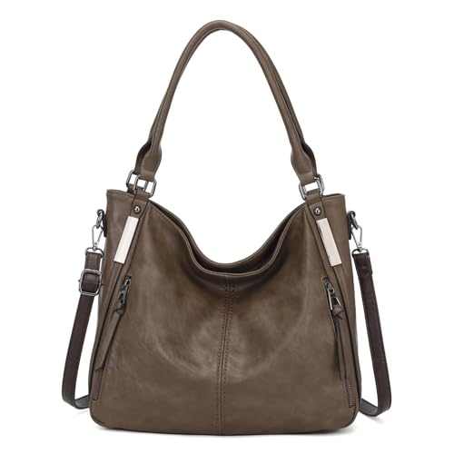 Sac à main pour femme grand sac fourre-tout noir en cuir chic
