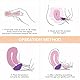 ZOYDP 2 Stück Menstruationsscheibe, Menstrual Disc, Wiederverwendbare Periodenscheibe, Menstruationstasse aus Silikon mit Silikonbox, Alternative zu Tampons für Sport, Schwimmen, Auslaufsicher S+L