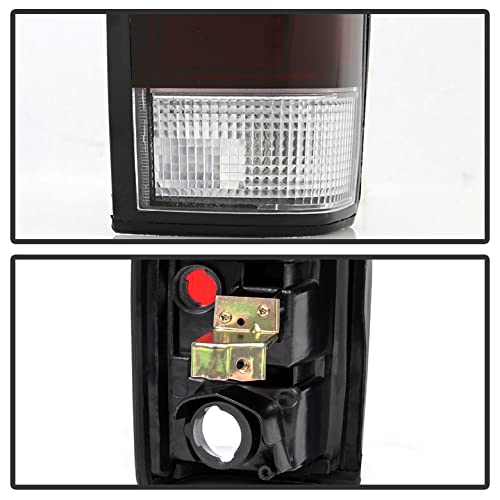 ACANII - For 1986-1997 Nissan D21 Hardbody Pickup Red Smoked Tail Lights Brake Lamps wBulbHarness Assembly LeftRight product thumbnail 5