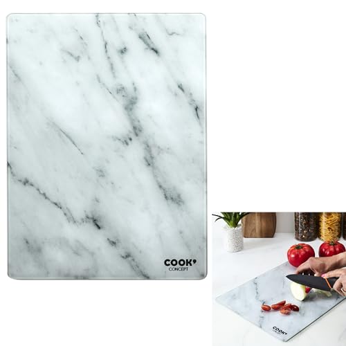 Planche à découper rectangulaire Cook Concept 30x40 cm en verre poli - 3