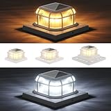 TopVelo Solar Post Light 4 Packs with...