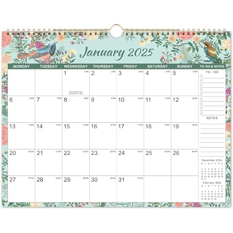 Artfan Wall Calendar 2025 with Notes Cover