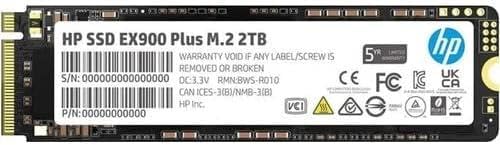 Amazon.in: Buy HP EX900 PLUS 2TB 3300/2800MB/s 3D NAND M.2 PCIe