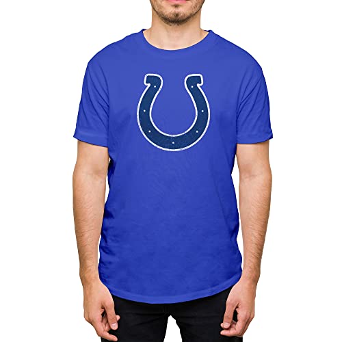 Camiseta Indianapolis Colts con logotipo desgastado de estilo vintage en color azul royal