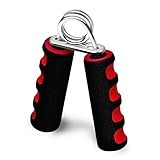 Hand Grip Strengthener, Finger Gripper, Hand Grippers, Quickly Increase Hand Wrist Finger Forearm Strength, Perfect for Musicians Athletes and Hand Rehabilitation Exercising (Red)