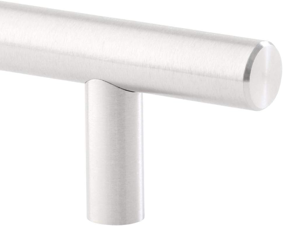 Global Door Control Stainless Steel Hollow Cabinet Pull - Set of 25