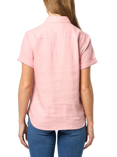 Image of Nautica Women's Button Front Short Sleeve Camp Shirt
