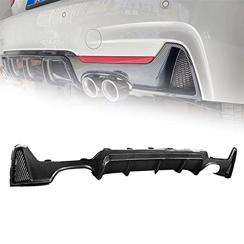 Diffuseur arrière look carbone au quotidien sur route pour BMW F32 F33