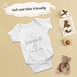 Brewlix Pregnancy Announcement Onesie Bodysuit, Baby Announcement Unisex Baby Vest, First Grandchild Coming Soon, Pregnancy Reveal Gift Idea for Grandparents - Image 4