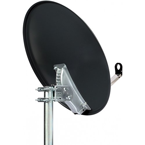 Parabole 80 cm Anthracite HD-LINE Pro pour Astra Hotbird Nilesat Türksat ...