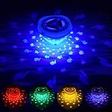 【Regalo multipropósito】Adecuado para piscina, pecera, bañera, jacuzzi y pasillo, sótano, garaje, boda, fiesta como luz decorativa, luz ambiental.