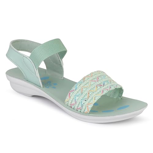 Image of Women Stylish & Comfortable Sandals | Lightweight Cushioned Footbed | Anti-Slip Sole, Casual Footwear