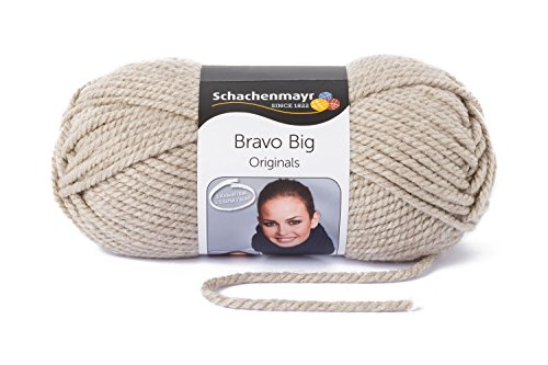 Schachenmayr Lana Bravo Big 9807705 para Tejer, Lana, Leinen Meliert, 51 x 23 x 11 cm