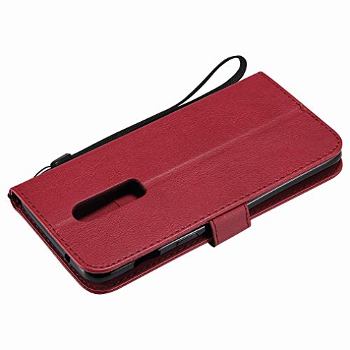Laybomo OnePlus 6 Custodia PU Pelle Portafoglio