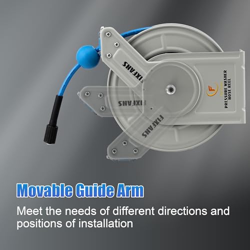 60ft Auto-Rewind Steel Hose Reel