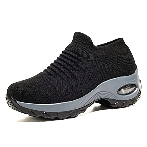 YISHUN Women Sports Shoes Running Shoes Walking Shoes Breathable Sports Running Shoes