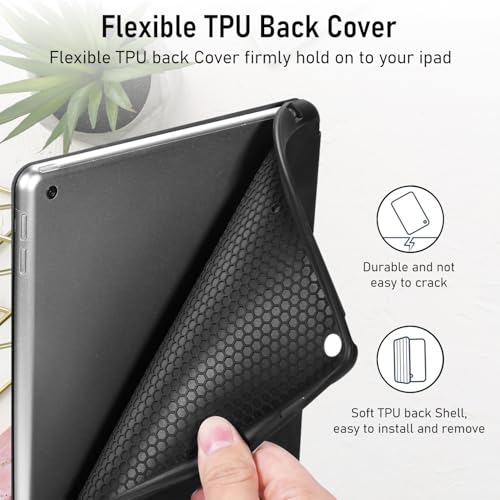 Image of Robustrion Cover for iPad Air 3rd Generation Cover 10.5 inch Flip Case with Pencil Holder - Hippy