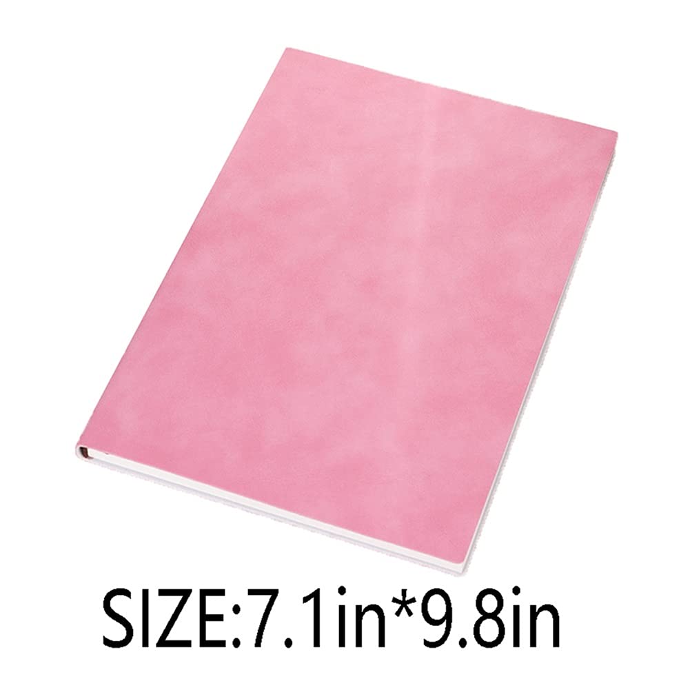 Journal taccuino Diario/Notebook B5 diario Orizzontale 100 Pagine PU. Coperchio Morbido per Notebook in Pelle, 2 Confezioni, Adatto per Ufficio, casa e Scuola Affari dell'ufficio Scolastico