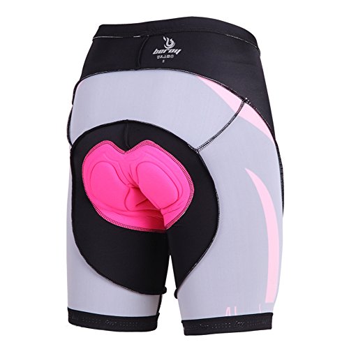 Image of Beroy Women's Triathlon Shorts with 3D Gel Padded, Cycling and Spinning Pants.