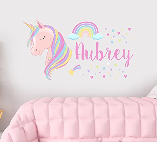 Vinilo decorativo unicornio para pared 36 pulgadas x 20 pulgadas miniatura 3