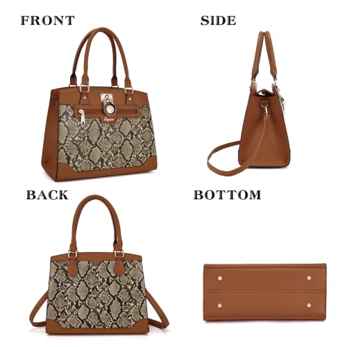 Bolso Satchel Mediano Qiyuer para Mujer miniatura 4