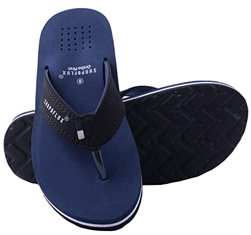Image of SHOPOFLUX Ortho First Slippers for Men | Orthopaedic Doctor Chappal Flip-Flop Footwear for Boys Heel Pain Daily Use and House Slipper