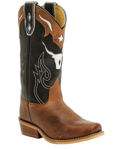 Cody James Boys' Little Show Time Western Boot Square Toe - Bcbfa25p4