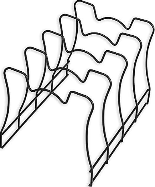 SimpleHouseware Kitchen Pot Lid Rack Holder Organizer, Bronze