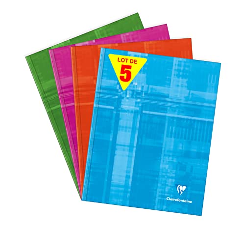 Cahier incassable Clairefontaine 9841C à couverture rigide pour protéger les notes de cours