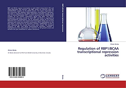 Preisvergleich Produktbild Regulation of RBP1 / BCAA transcriptional repression activities
