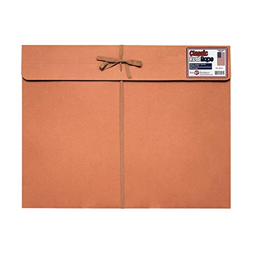 Image of Star Products T219 17 x 22, Classic Red Rope, Paper Artist Portfolio with Tie Tape Closure, Poster, Art Storage, 17 inch x 22 inch