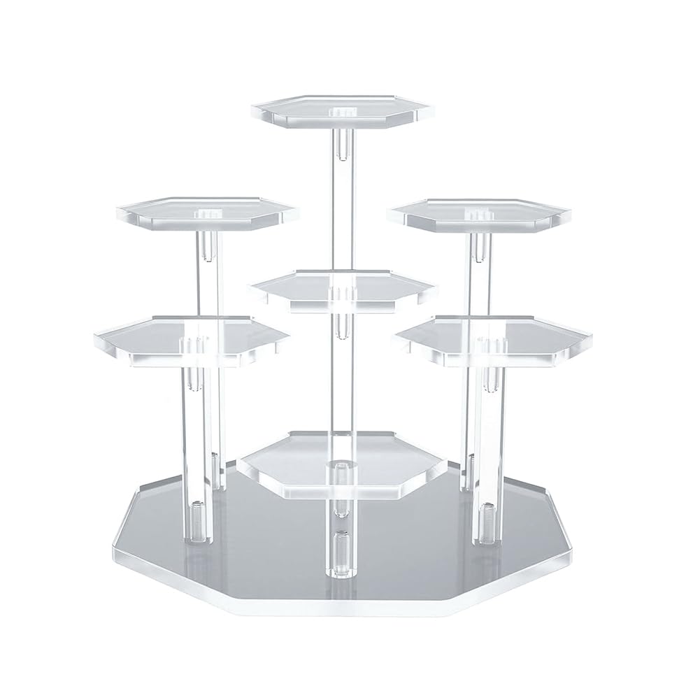 CTRLZS Acrylic Display Stand for Figures, Collectibles, Dolls, Collection Organizer Holder, Collectibles Stand,B Easy Install Easy to Use