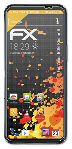 Atfolix Screen Protector Compatible With Asus Rog Phone 6 Screen Protection Film, Anti-Reflective And Shock-Absorbing Fx Protector Film (3X) #TOP26
