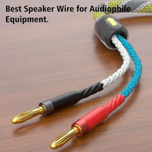 9AWG Speaker Wire 2 x 6.3 mm² HiFi Audiophile Speaker Cable 1 Pair(1.5M) by Monosaudio - Used condition - Image 6