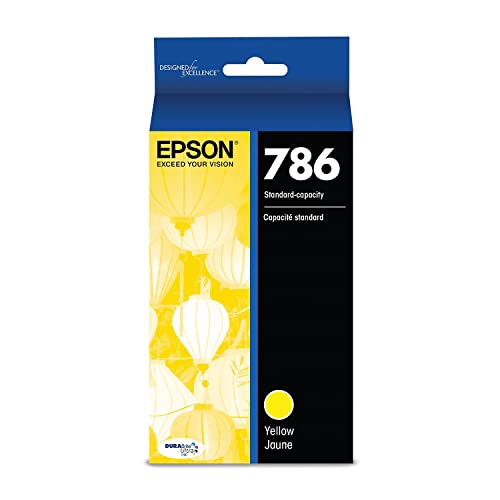 Amazon.ca: Epson 786 DURABrite Ultra Standard Capacity Ink Cartridge, Yellow (T786420)