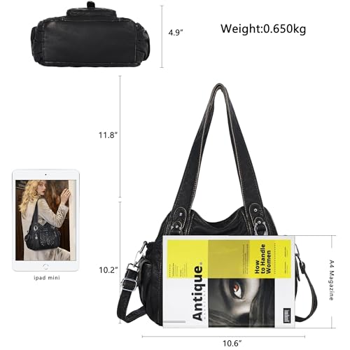 Image of Angel Barcelo Hobo Bag for Women Crossbody Purse and Handbags Shoulder Bags
