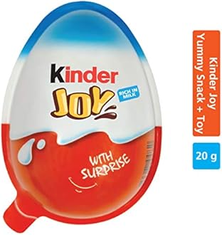 Kinder Joy Blue , Pack of 12, Chocolate, 240 Gram