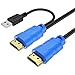Yinker KVM Cable 16ft, USB HDMI KVM Cable for HDMI KVM Switch USB and HDMI 2in1 Integrated Cable (5m)