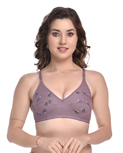 Image of Full Coverage Non Padded Non Wired Daily Use Regular Bra for Women and Girls Multicolor Size 28-40