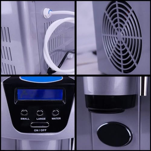 Dispensador automático de hielo, máquina de hielo de sobremesa mejorada con botones táctiles simples miniatura 5
