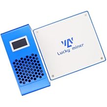 آلة تعدين العملات الرقمية المحمولة LV07 1000 GH/S بيتكوين عمال المناجم اليانصيب مع إمدادات الطاقة BM1366 Asic رقاقة SHA-256 BTC BCH BSV DGB متعددة العملات المشفرة منخفضة الضوضاء واي فاي اتصال استخدام المنزلي عامل منجم
