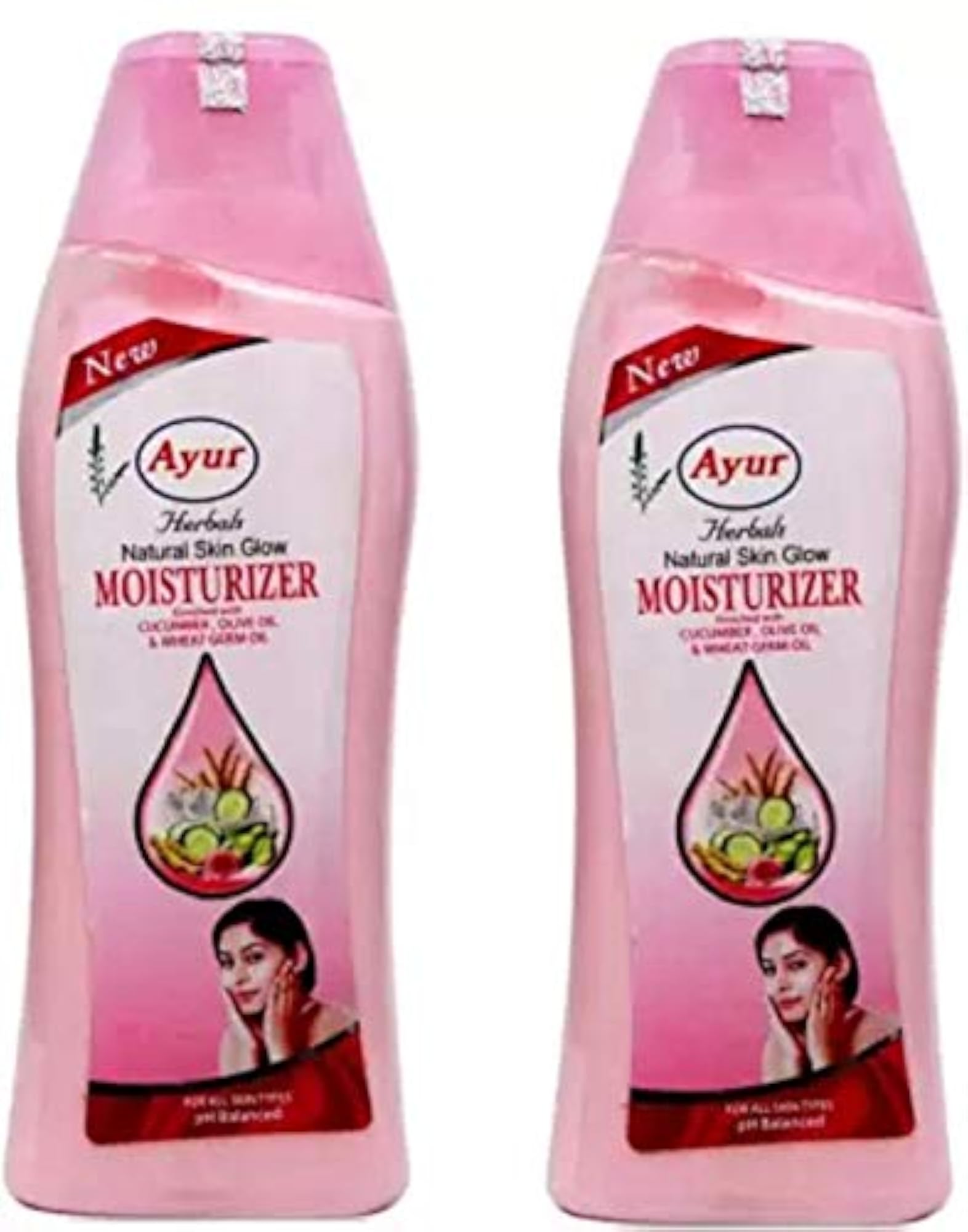 Moisturiser Lotion Pack of 2, 200ml Each