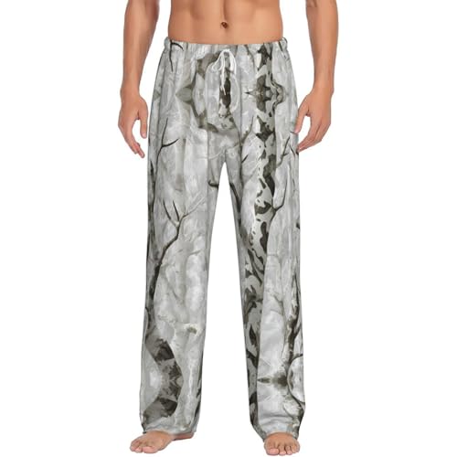 Pantalon de pyjama en flanelle homme camouflage pour des soirées cocooning confortables au coin du feu