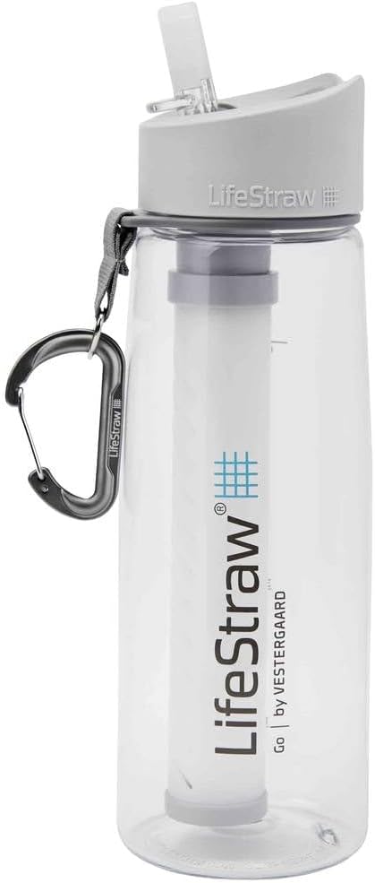 LifeStraw Go Water Bottle with Filter; 22oz; Clear