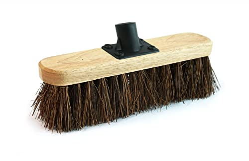 Tête de brosse à récurer robuste de rechange 22,9 cm | Parfait pour les terrasses, les patios, les allées - Fabriqué au Royaume-Uni (1)